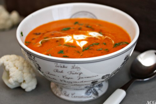 Indisk blomkålsuppe