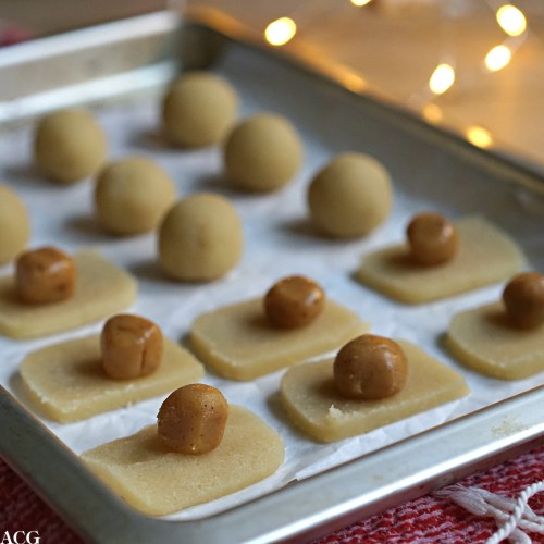 julekonfekt med marsipan og fudge