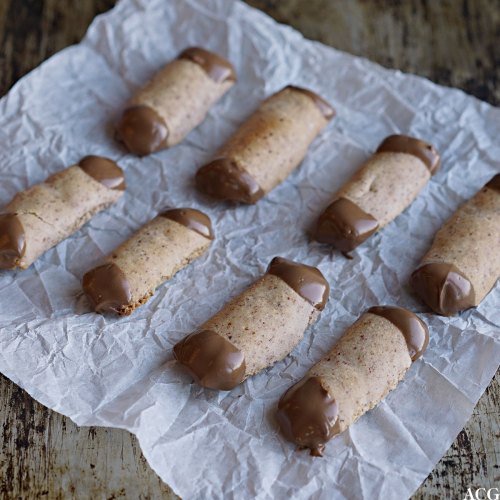 kransekakestenger med sjokolade