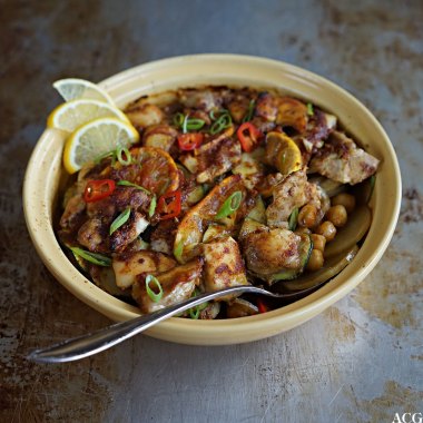 kyllingform med ras el hanout