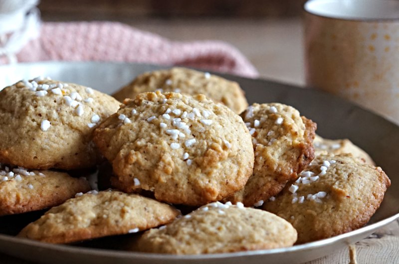 mandelcookies med appelsinsmak