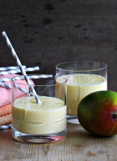 to glass med mango lassi