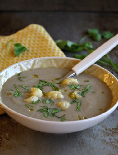 blomkålsuppe med marokkansk krydder