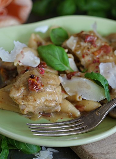 one pot pasta med kylling