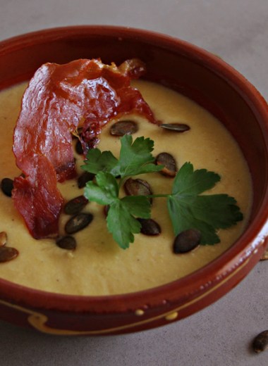 spansk mandel og løksuppe