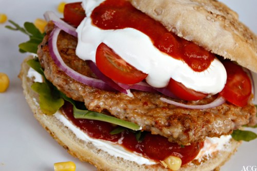 Nærbilde av tacoburger