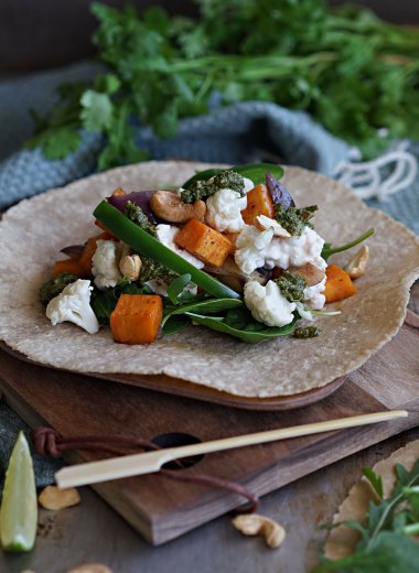 wraps med søtpotet